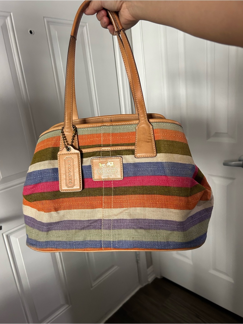 Coach 10th Anniversary Hamptons Archive Carryall Satchel - Picture 15 of 16